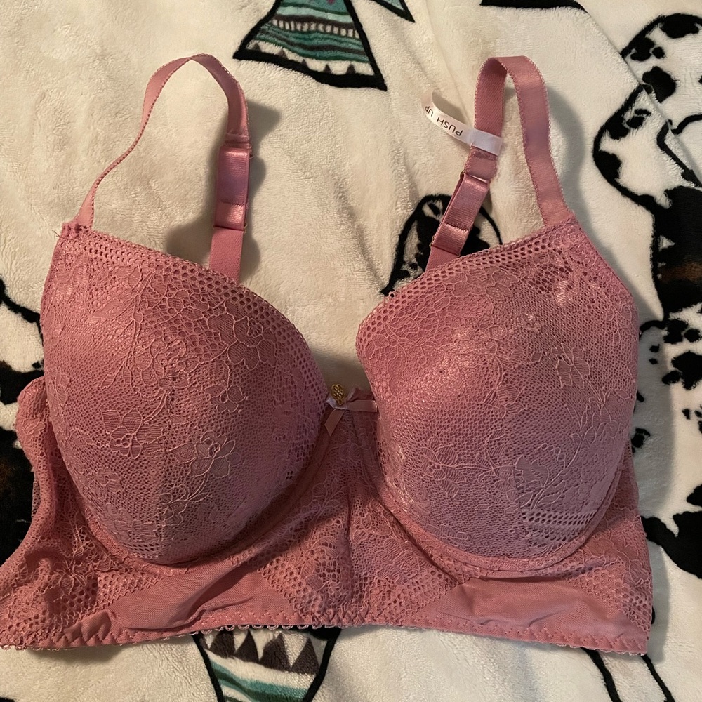 Daisy Fuentes Long line push up bra 40DD